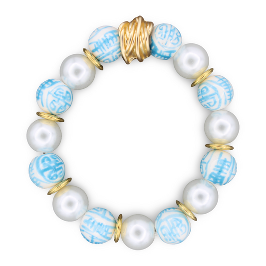 Magnolia Bracelet • Pale Blue