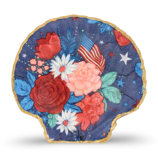 Floral Flag Shell