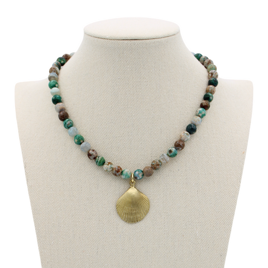 Sage Coast Necklace, 16"