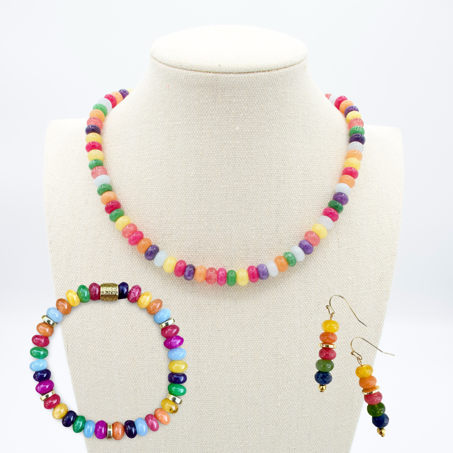 Capri Necklace, Bracelet and Earrings Set