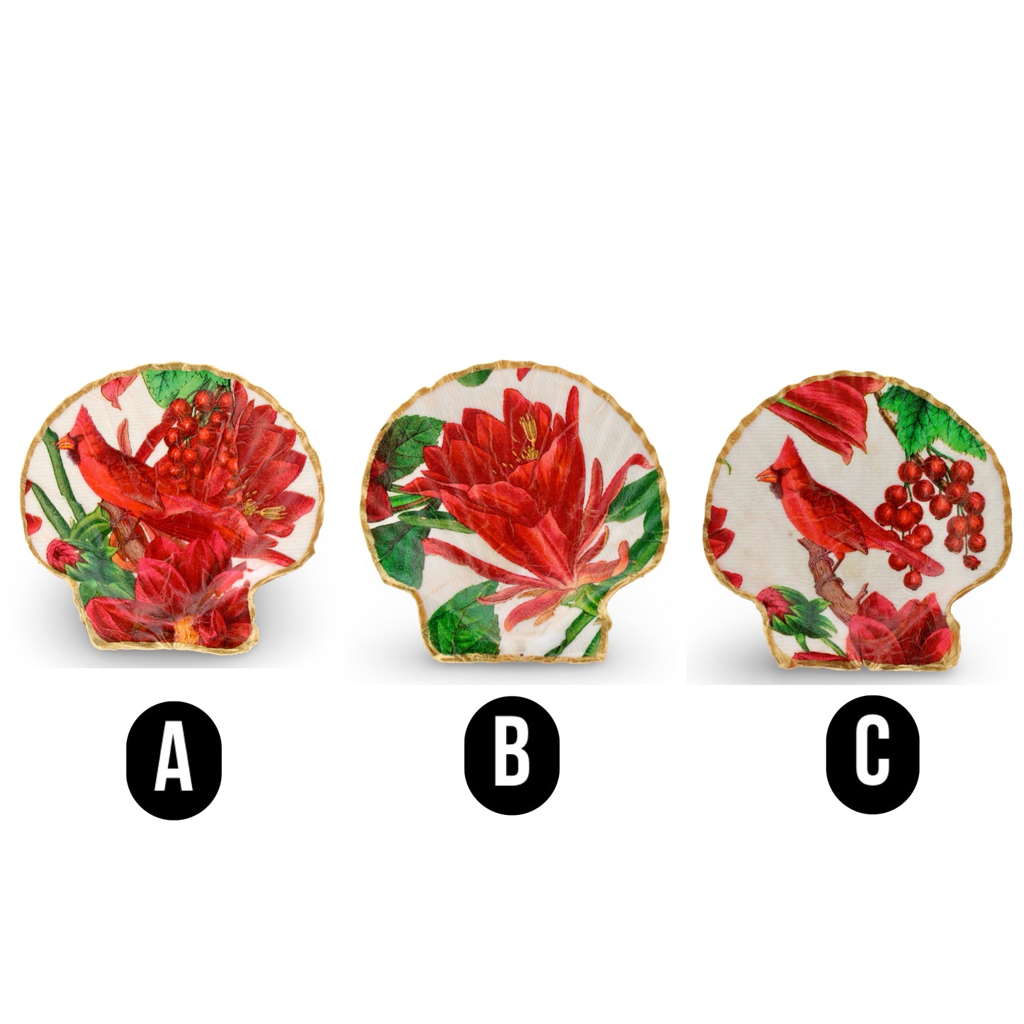 Winter Cardinal Shell - 3 Designs
