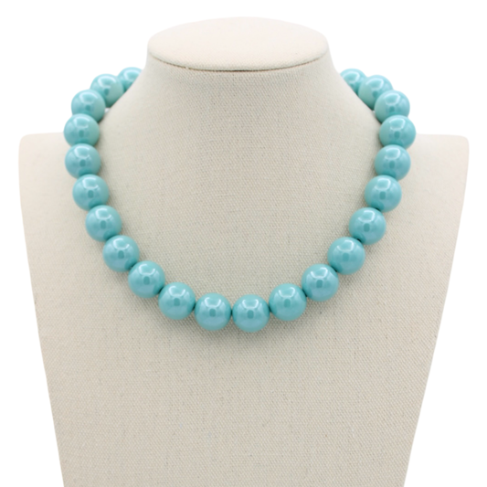 Aqua Necklace, 17"