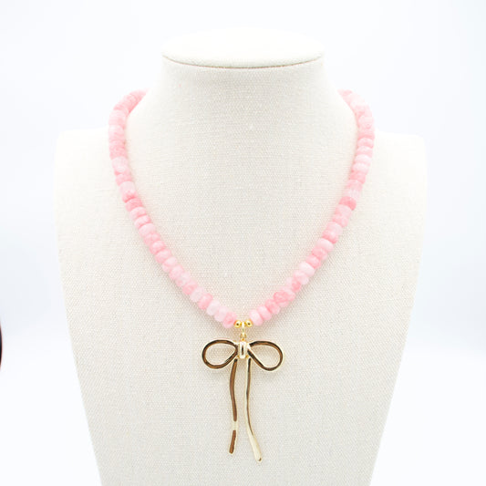 Charlotte Necklace • Pink