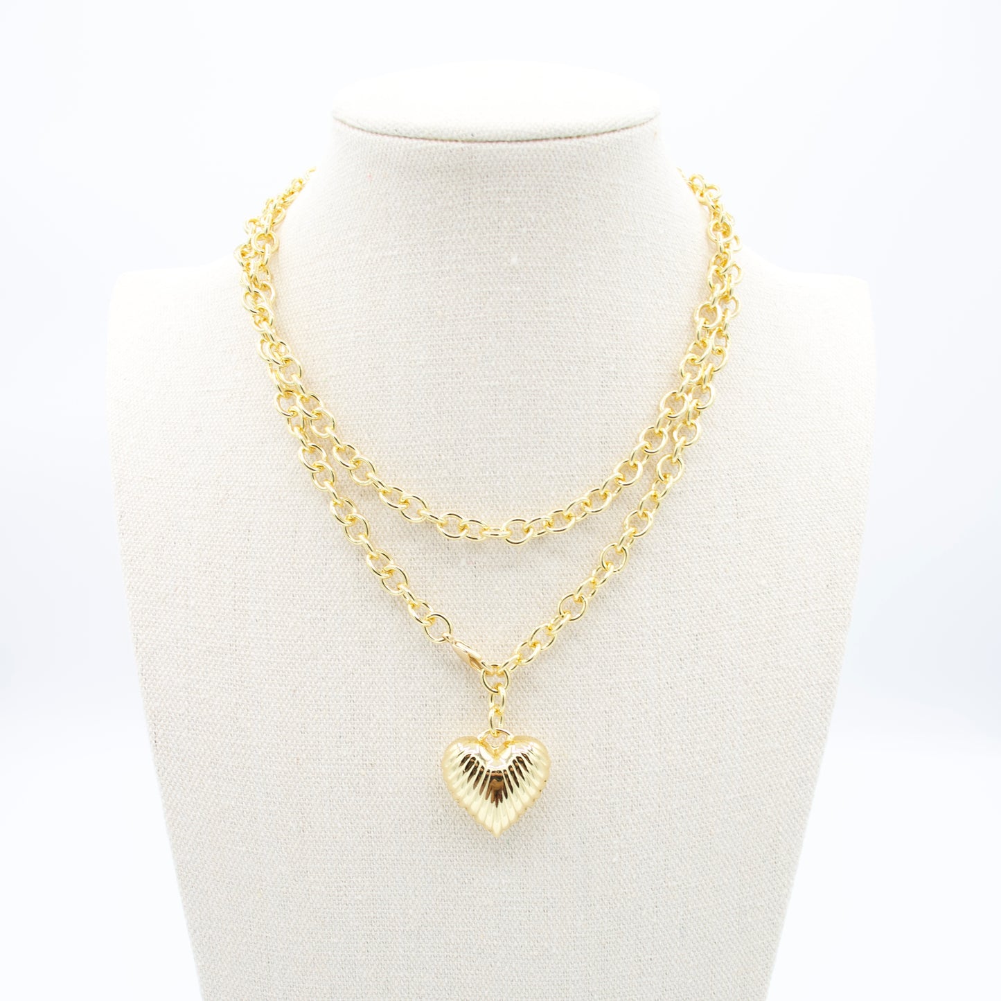 Puffy Heart Necklace