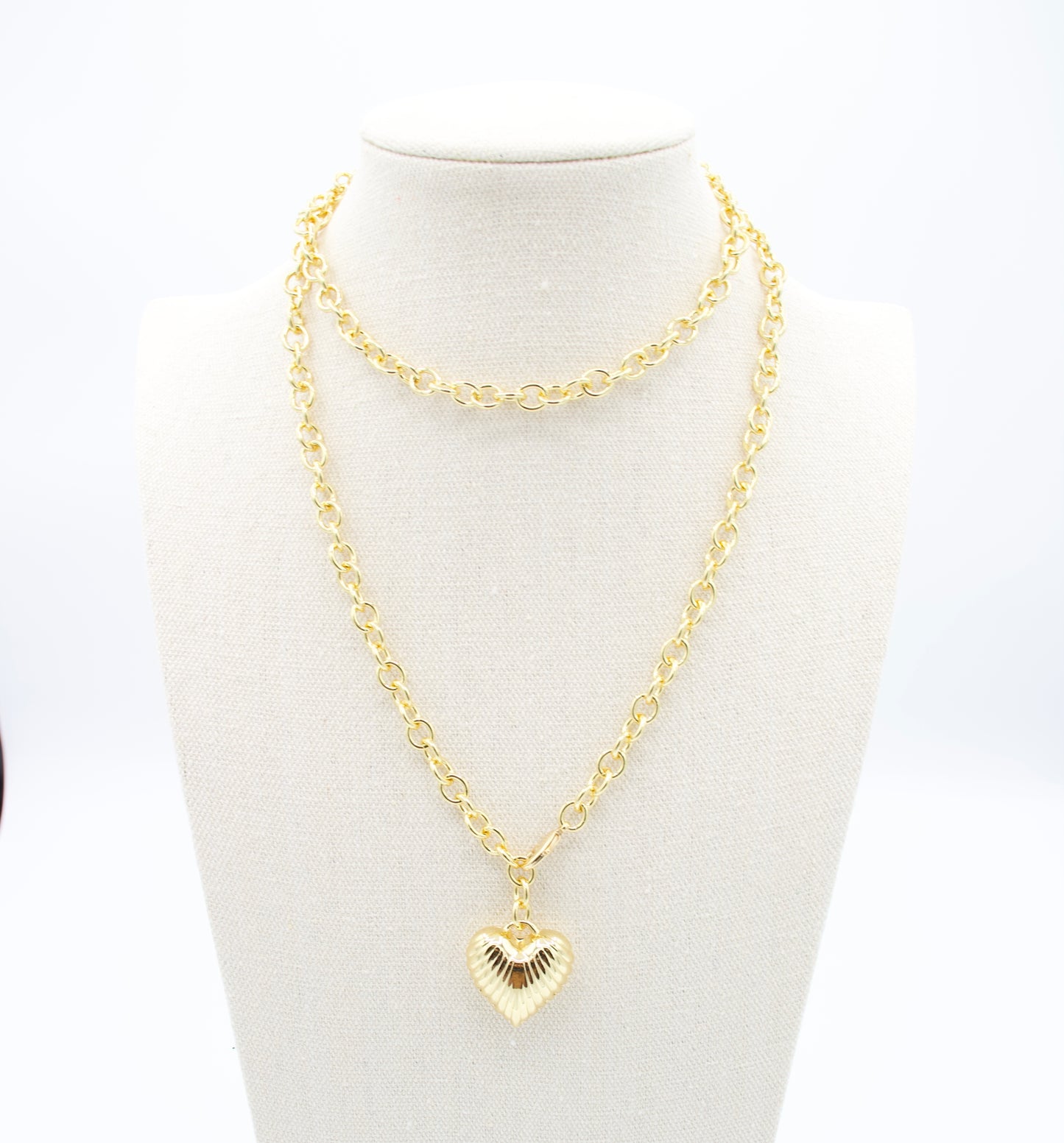 Puffy Heart Necklace