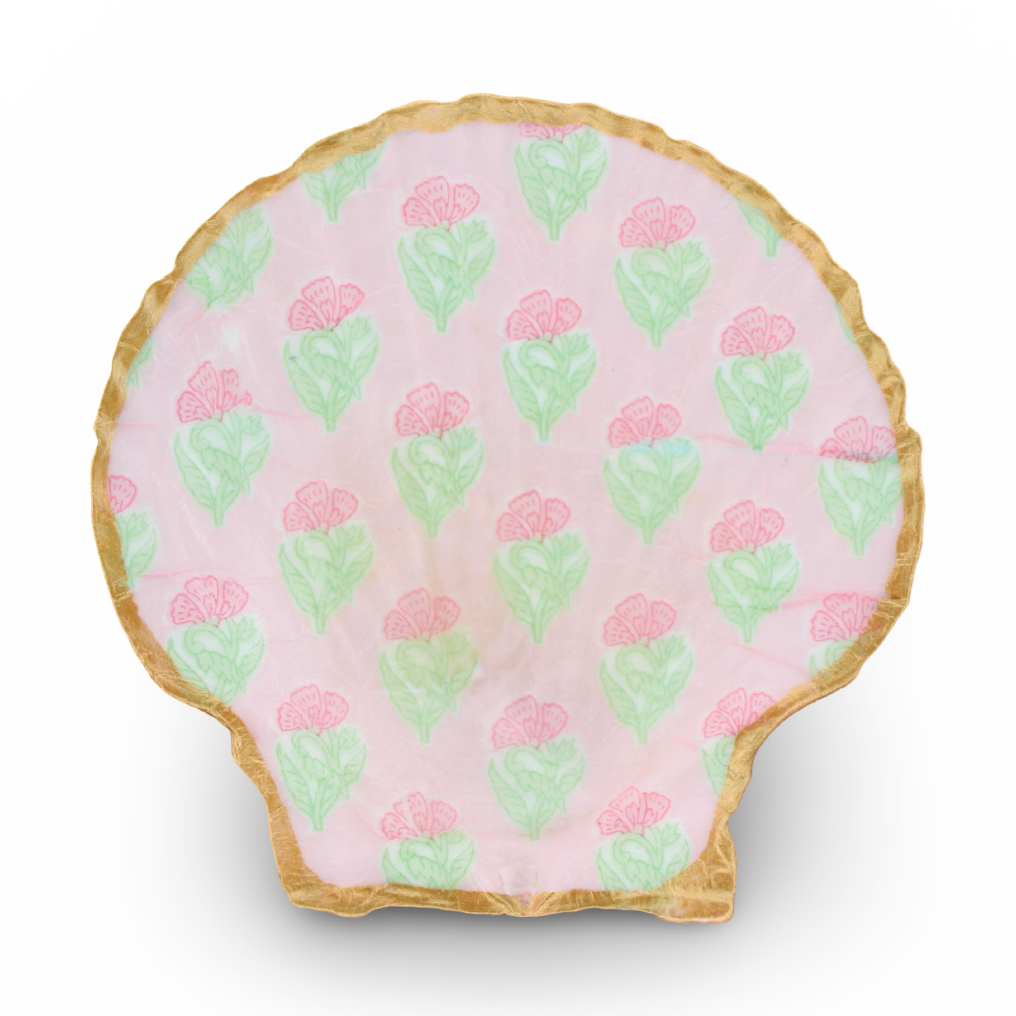Pink Block Print Shell