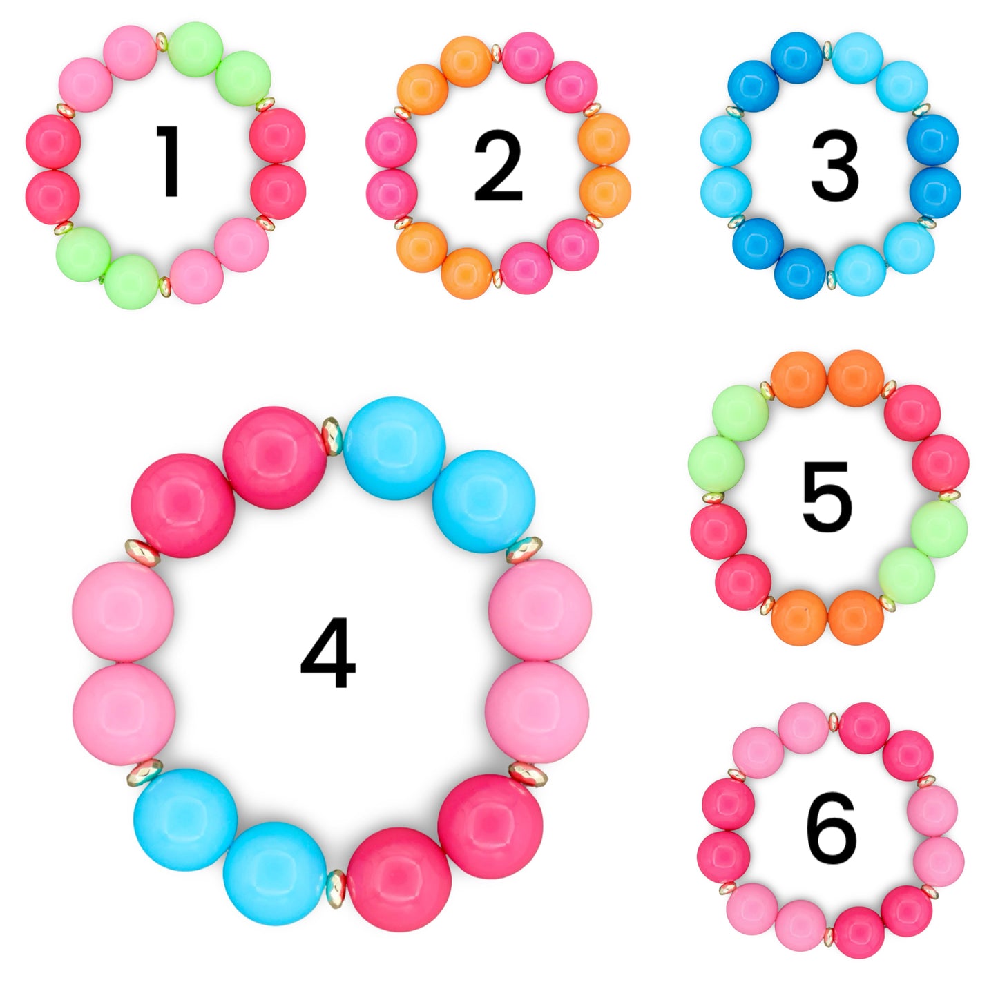 Fun Cabana Bracelets - 6 Colors