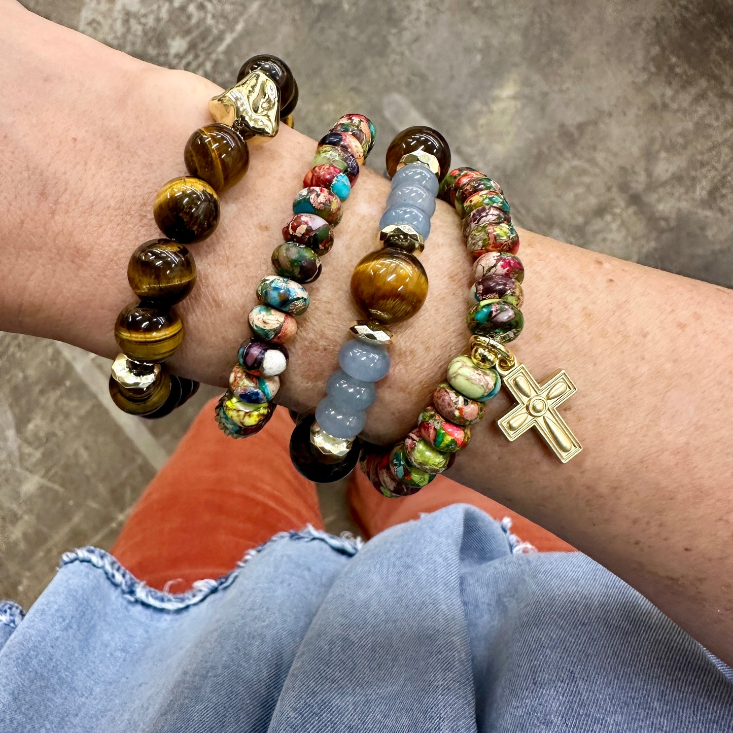 Riley Bracelet - Chambray
