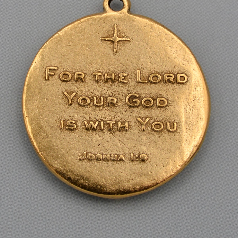 God Is With You Necklace, 28"