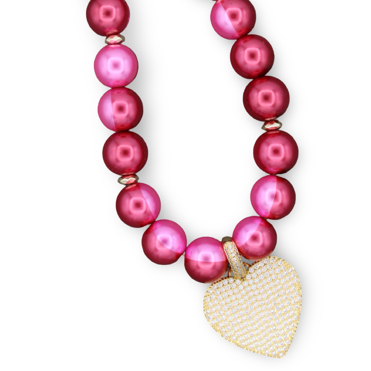 Cheers to Love Necklace, Berry Royale